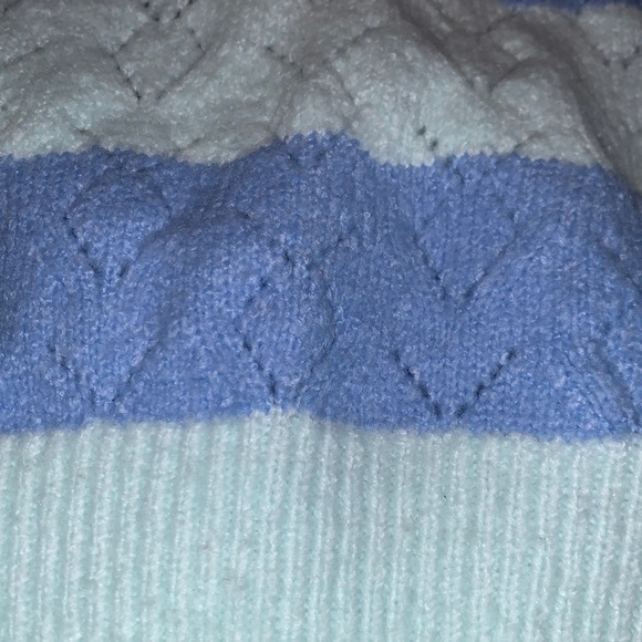 francesca’s collection stripped knit sweater - Picture 2 of 3